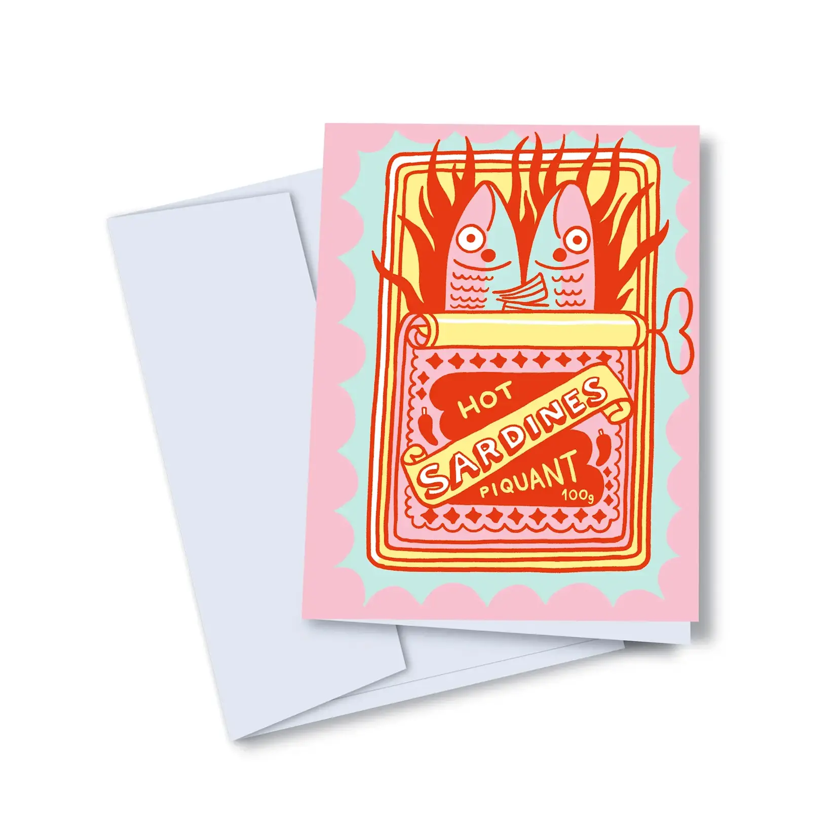 Carte de souhaits - Sardines piquantes