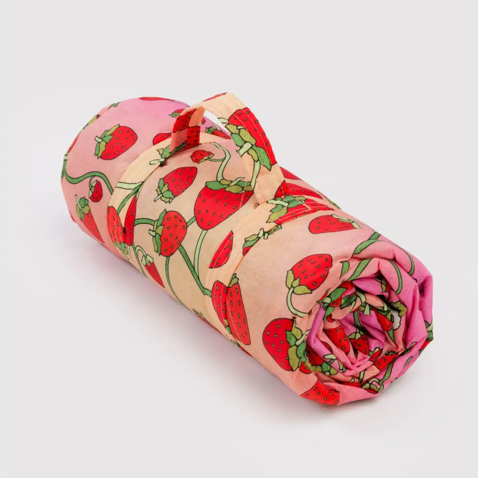 Puffy Picnic Blanket - Strawberry Blossom