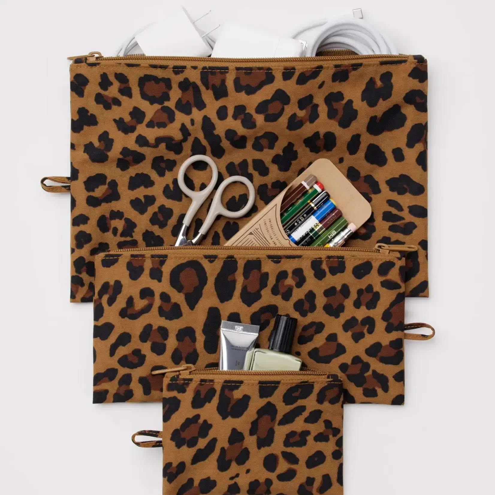 Flat pouch Baggu - Leopard