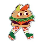 Sticker Rolling burger