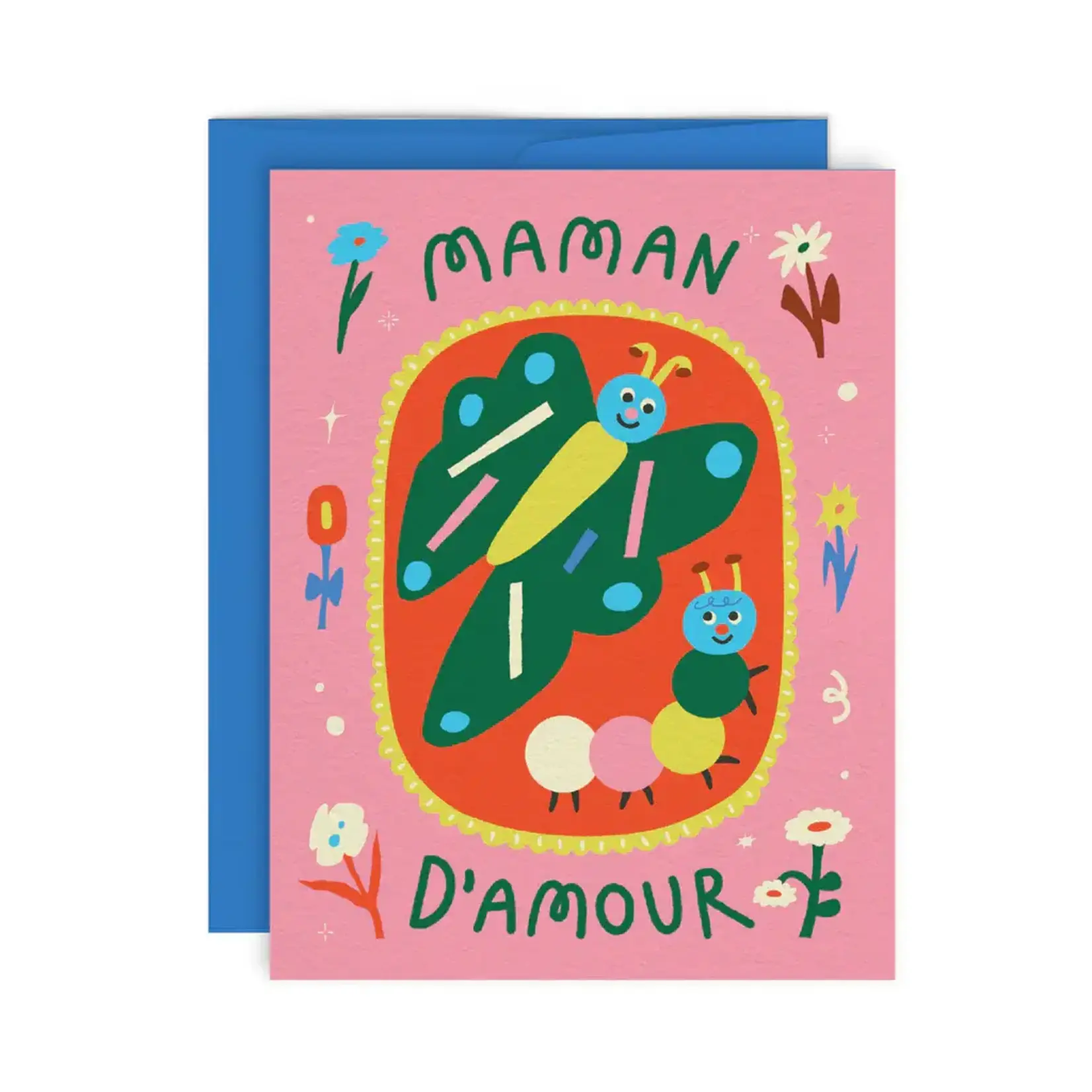 Greeting card - Maman d'amour