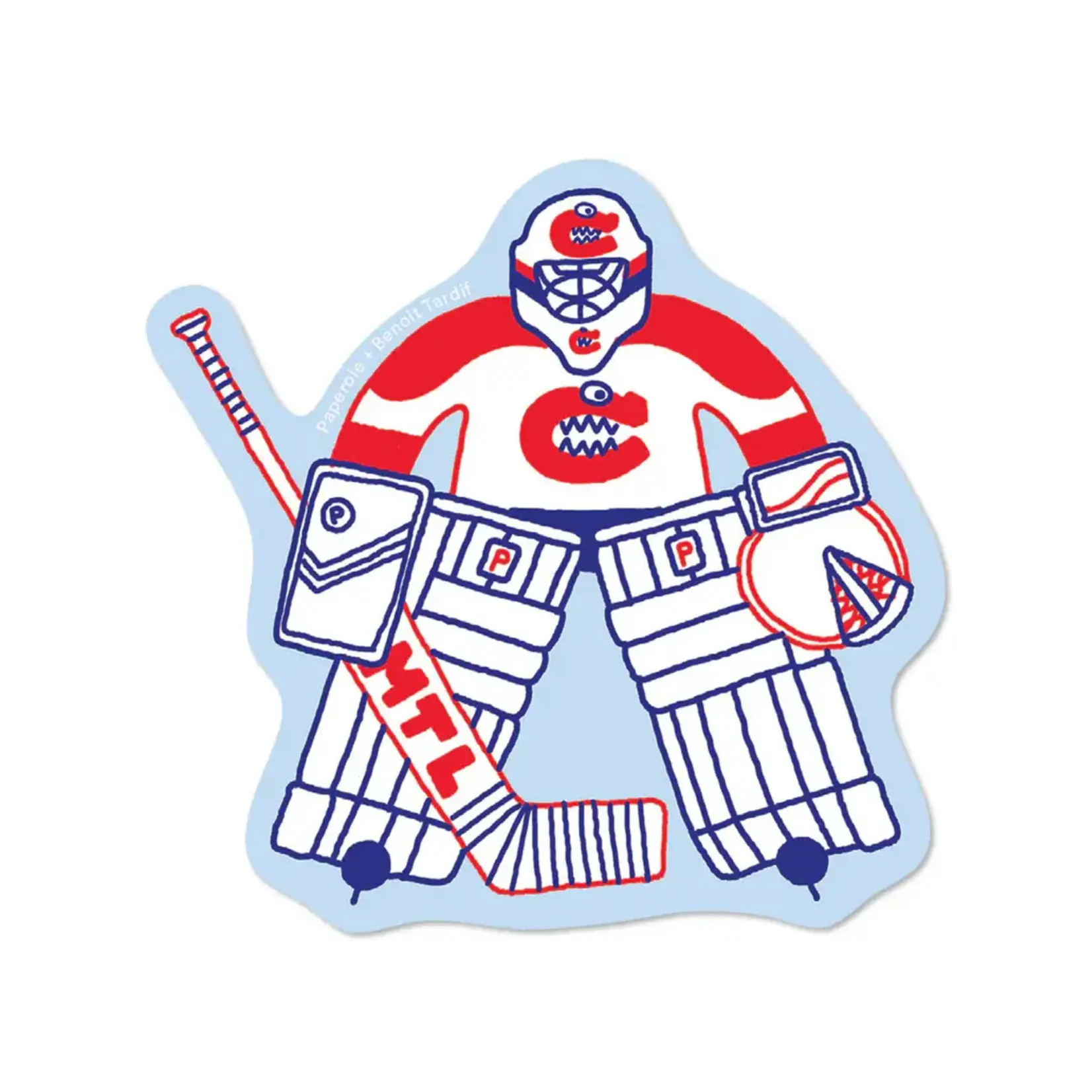 Sticker The Wall Goalie