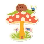 Sticker Snail mushroom