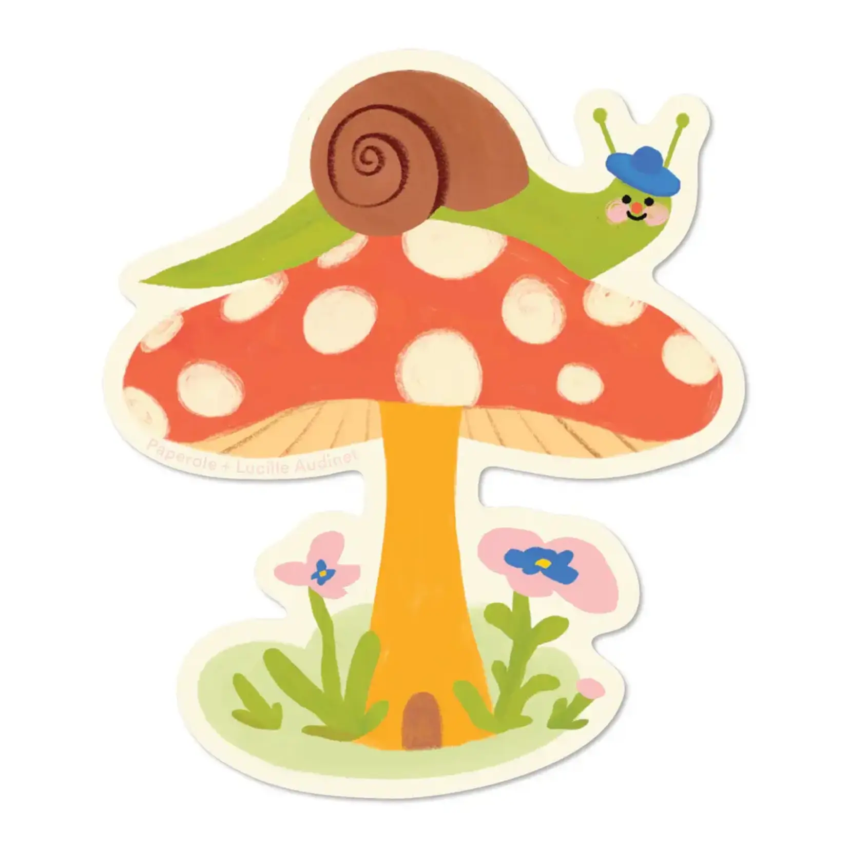 Sticker Snail mushroom