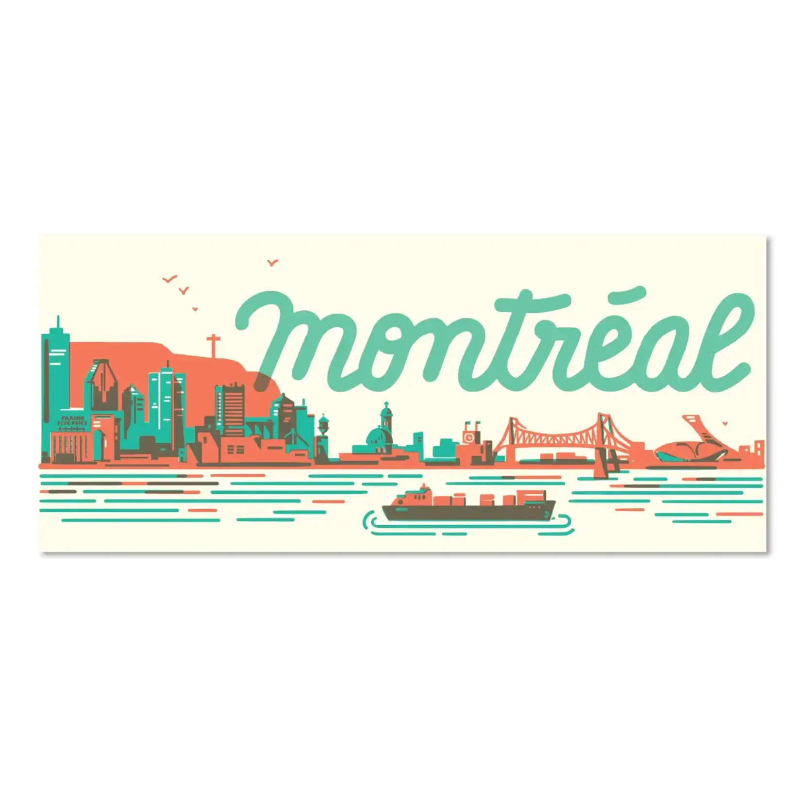 Carte postale - Horizon Montréal