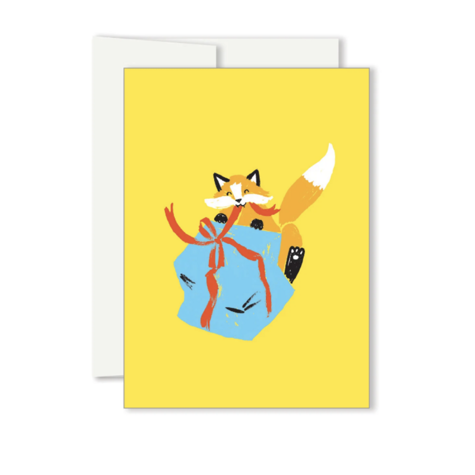 Mini greeting card - Fox