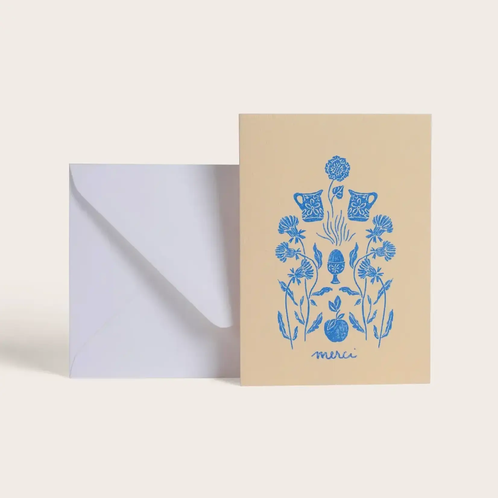 Carte de souhaits - Champêtre Merci