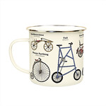 Bikes Enamel Mug