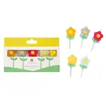 Bougies d'anniversaire Marguerites x5