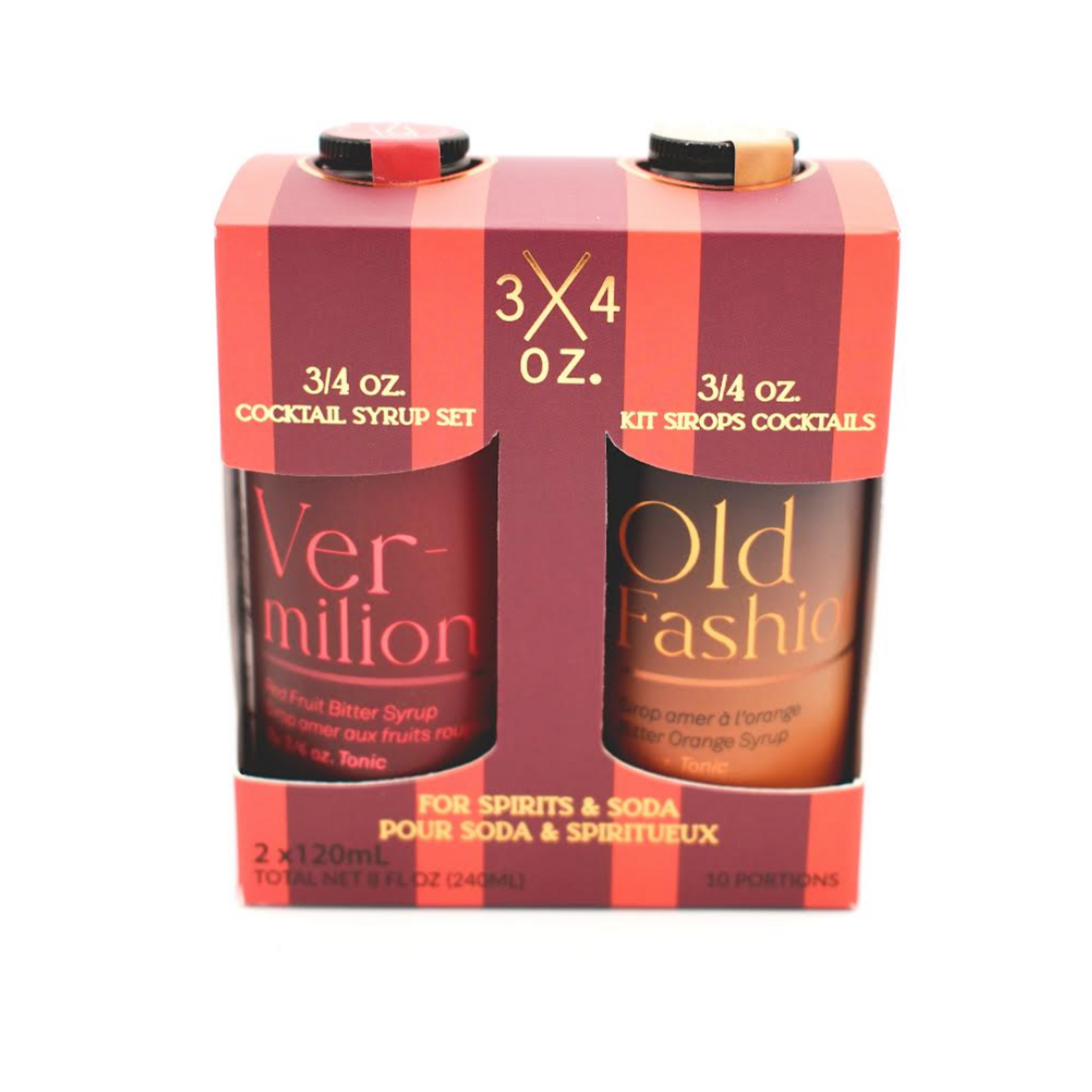 Duo cocktail syrups - Vermilion + Old Fashioned