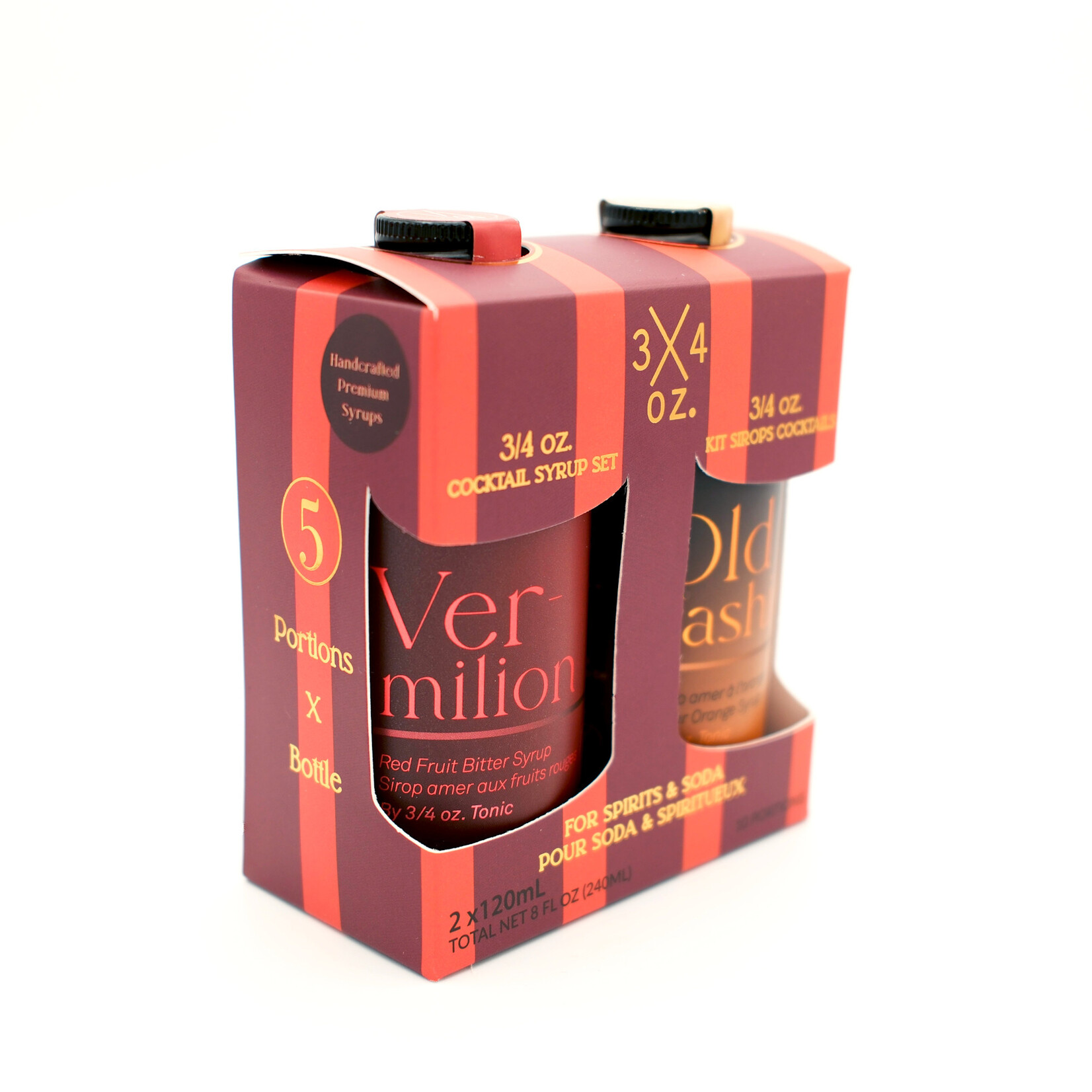 Duo cocktail syrups - Vermilion + Old Fashioned