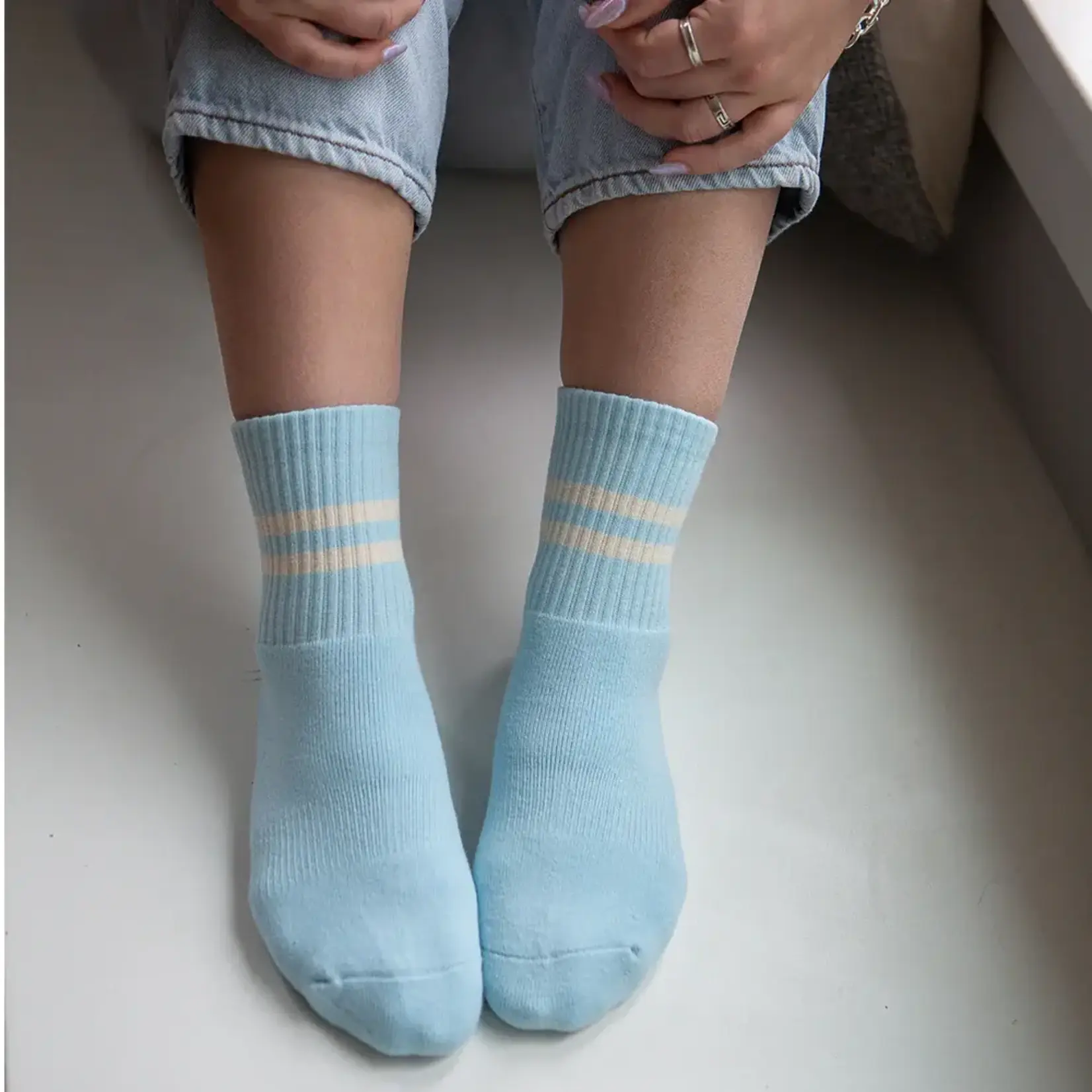 Gym Socks Sky - Women (6-9,5)