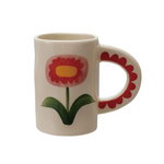 Tasse Fleur Rose - Anse pétales