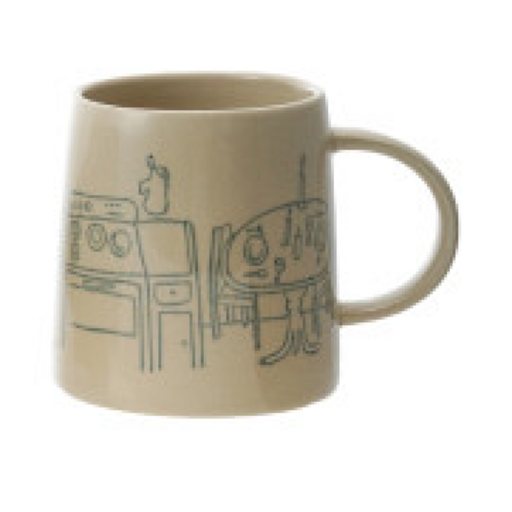 Hazel Mazel Tasse motif Salon (plusieurs couleurs)