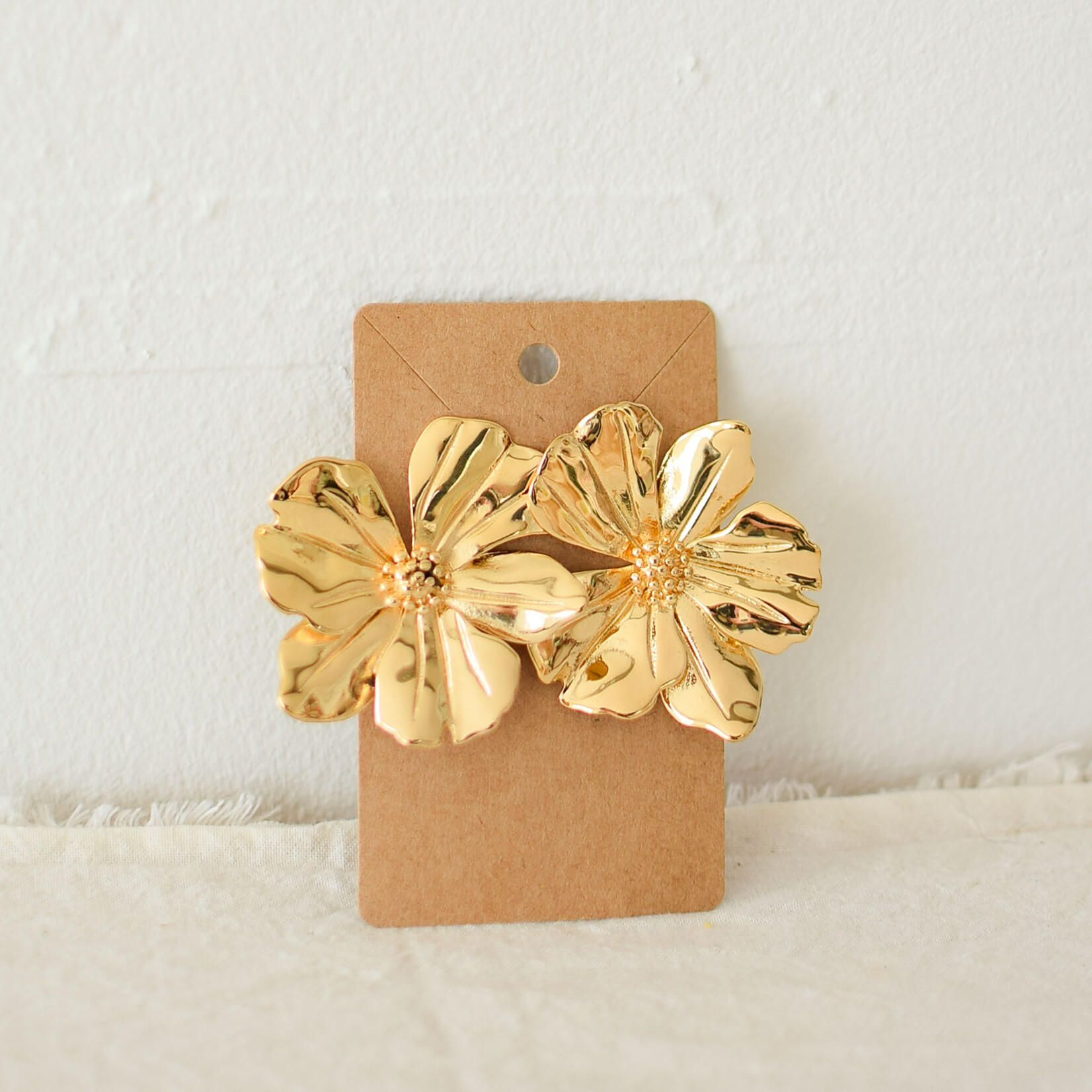 Boucle Fleurs (Acier Inox.)