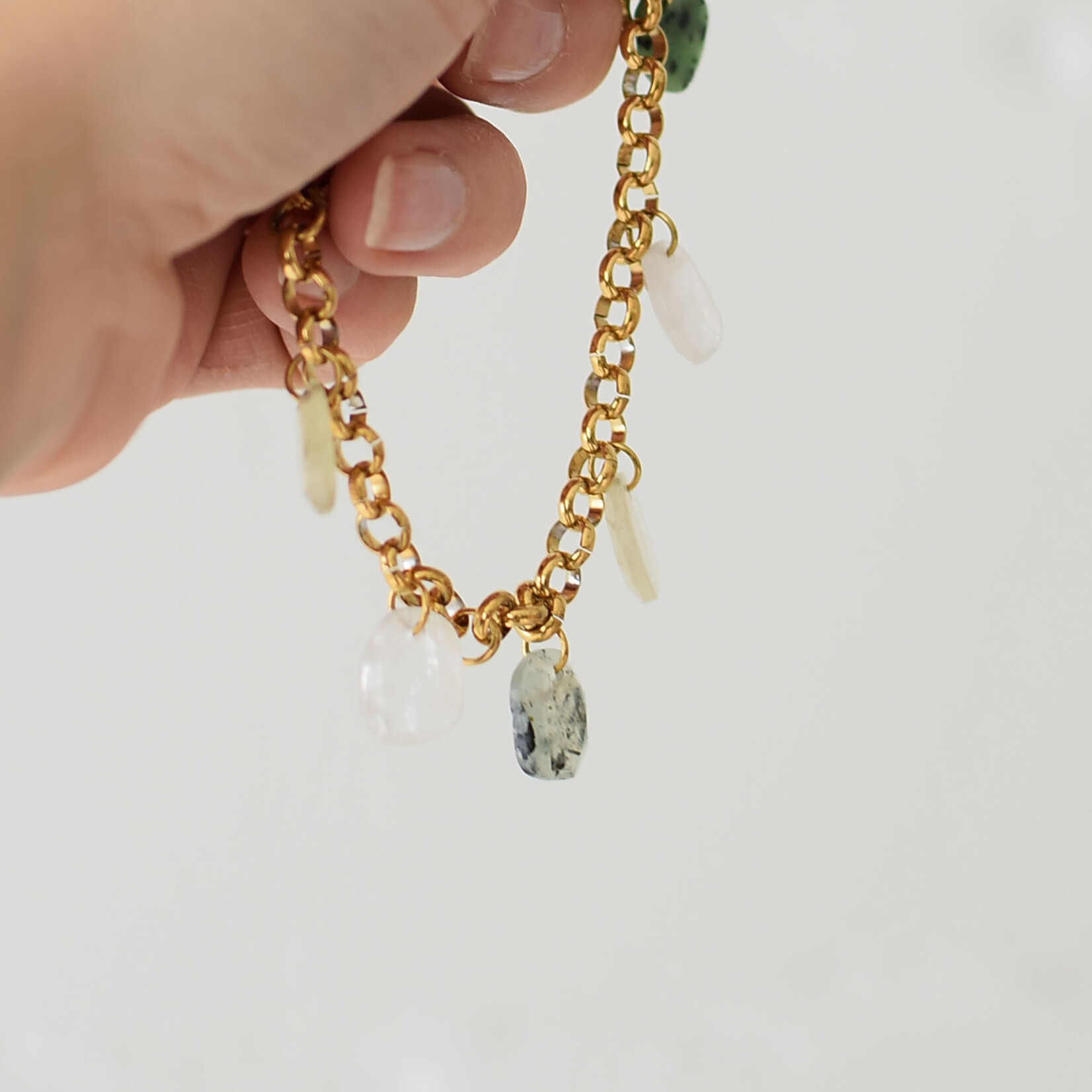 Charm Gemstones Bracelet