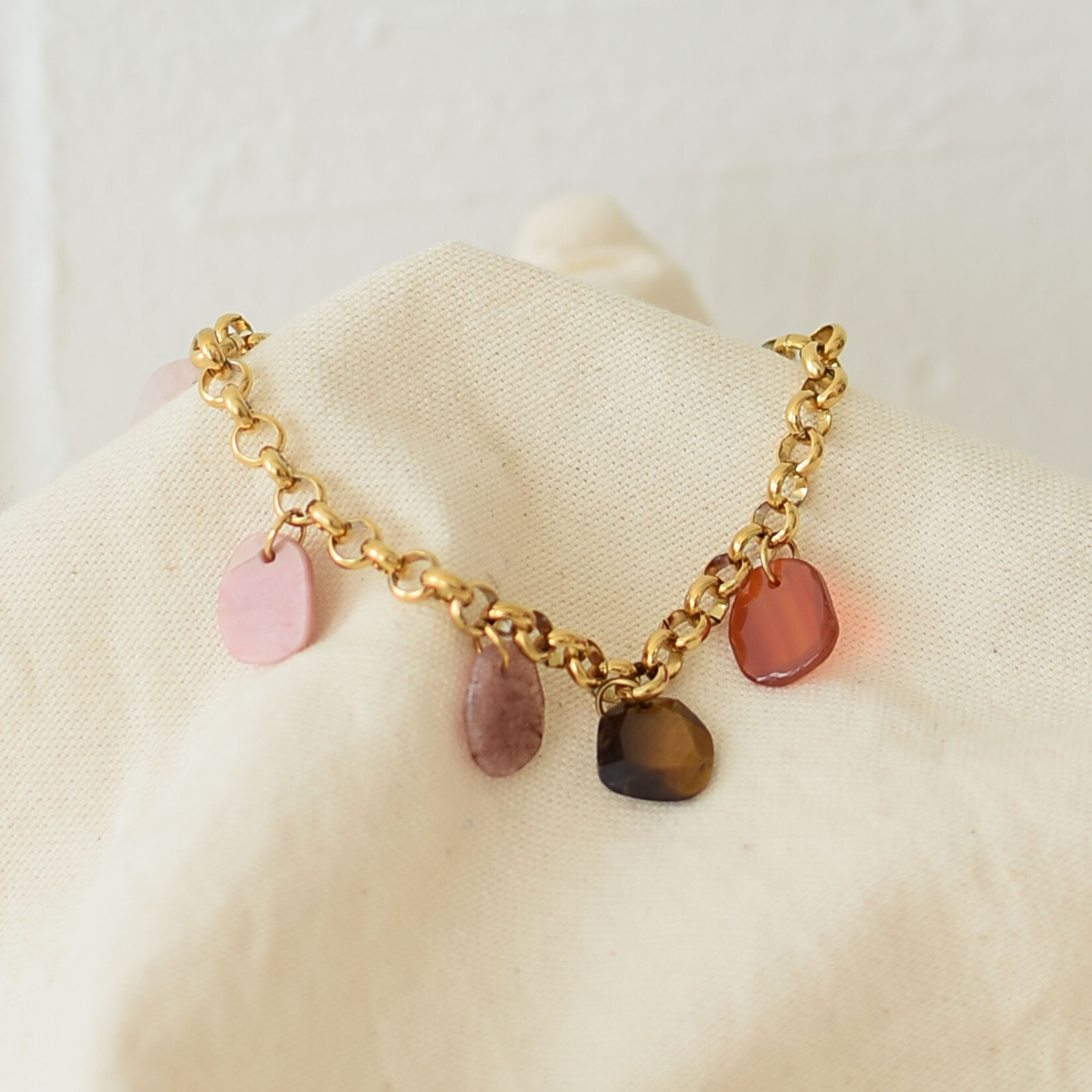 Charm Gemstones Bracelet