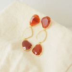 Ruby Drop Earrings