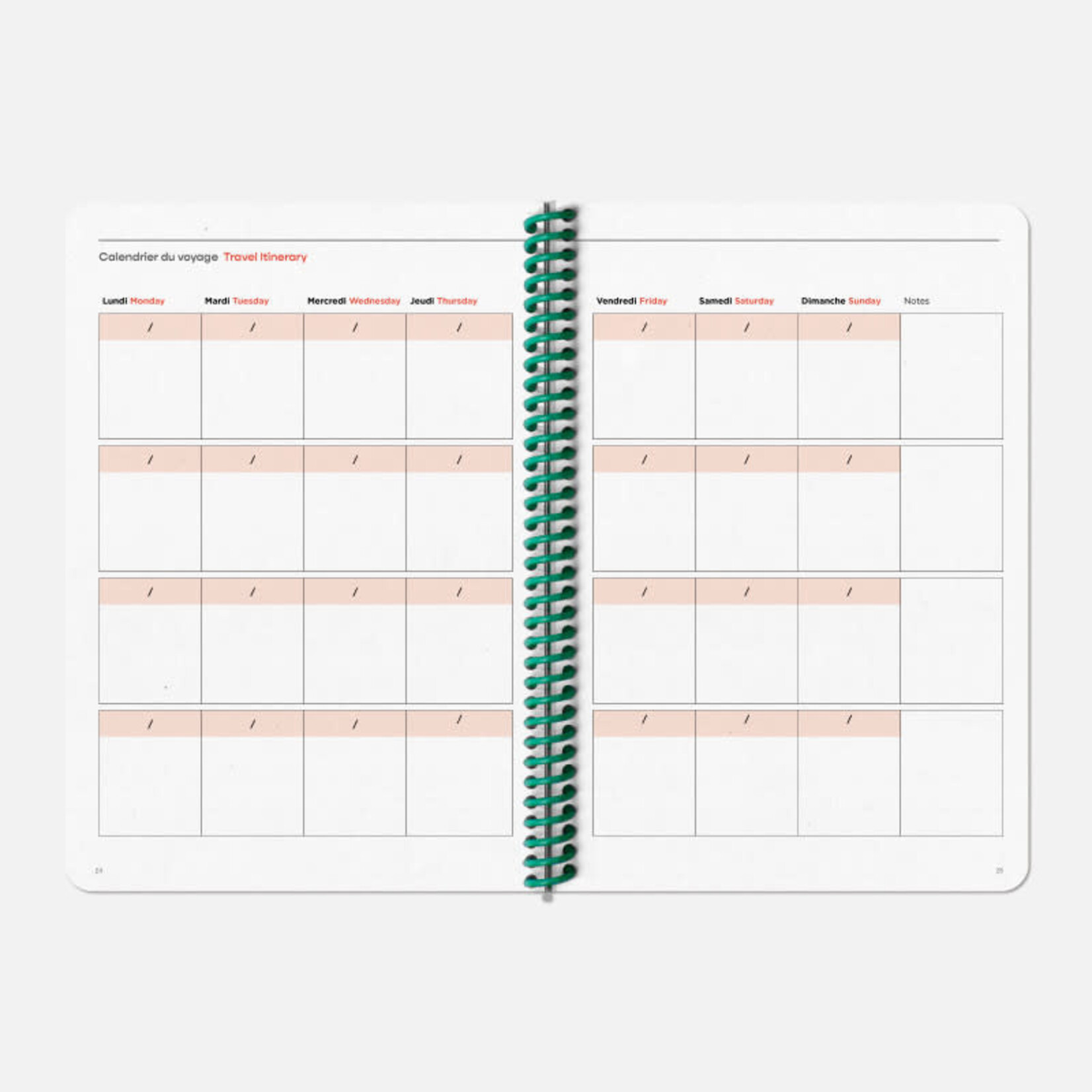 Thematic notebook - Travels