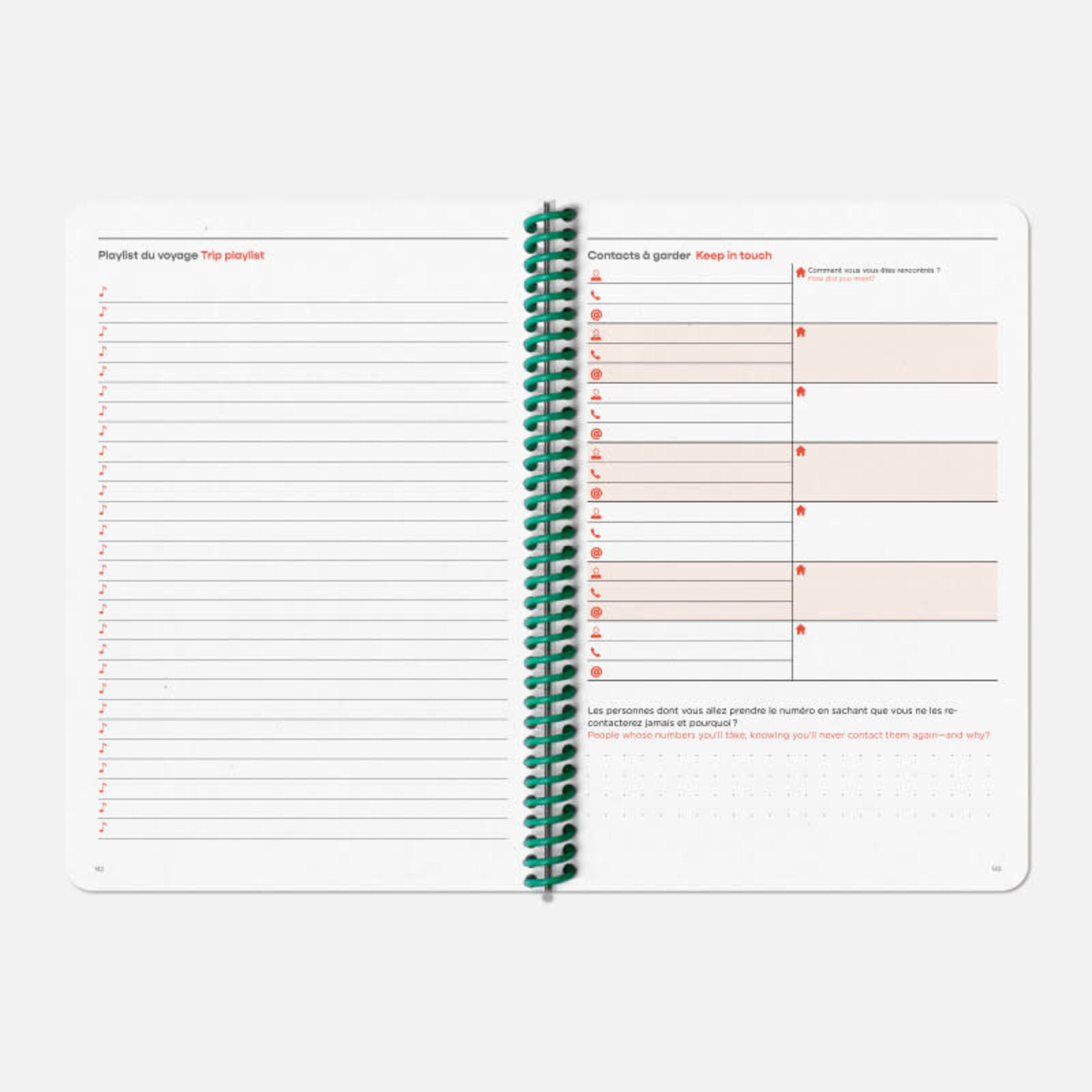 Thematic notebook - Travels