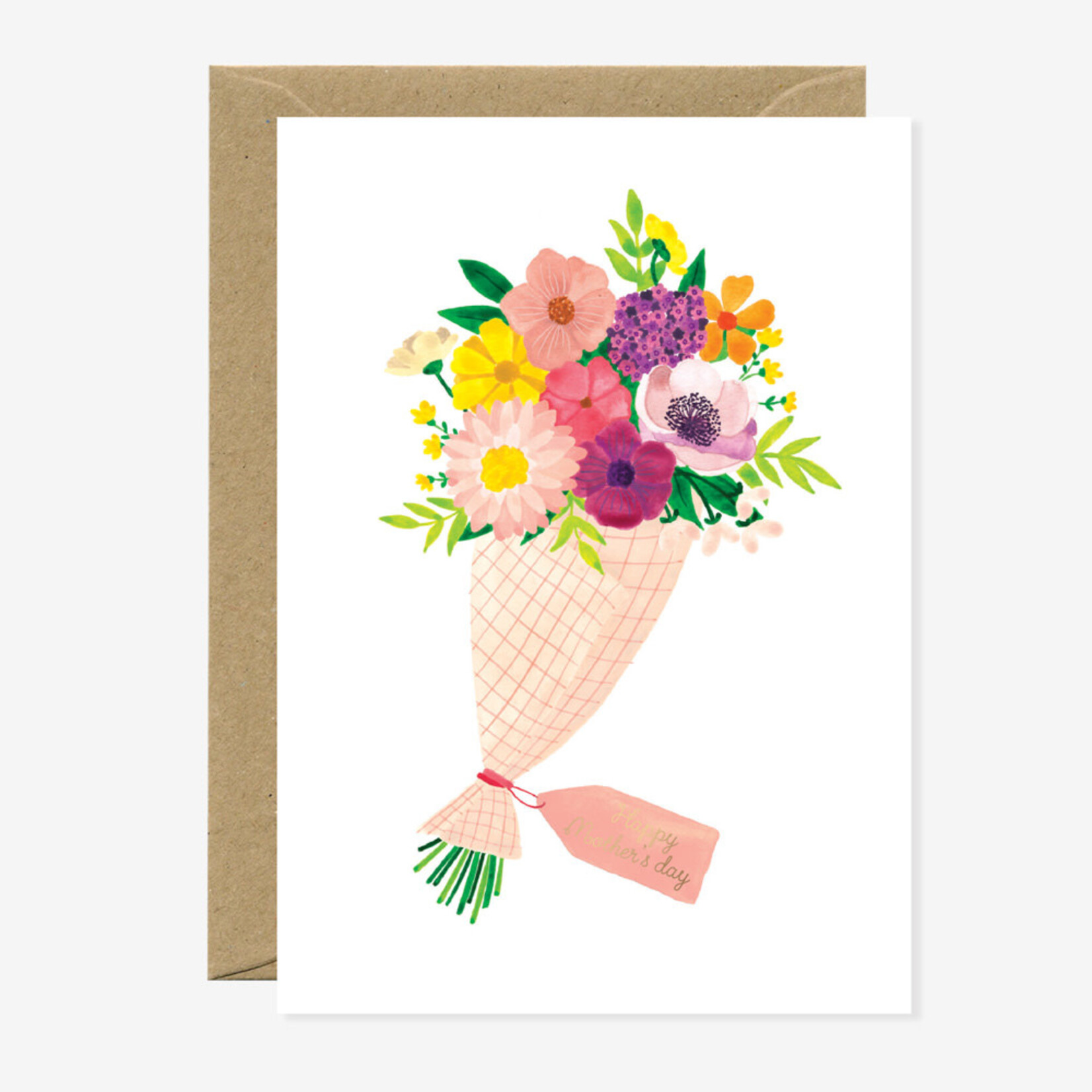 Greeting card - Gold Mothers Day Bouquet