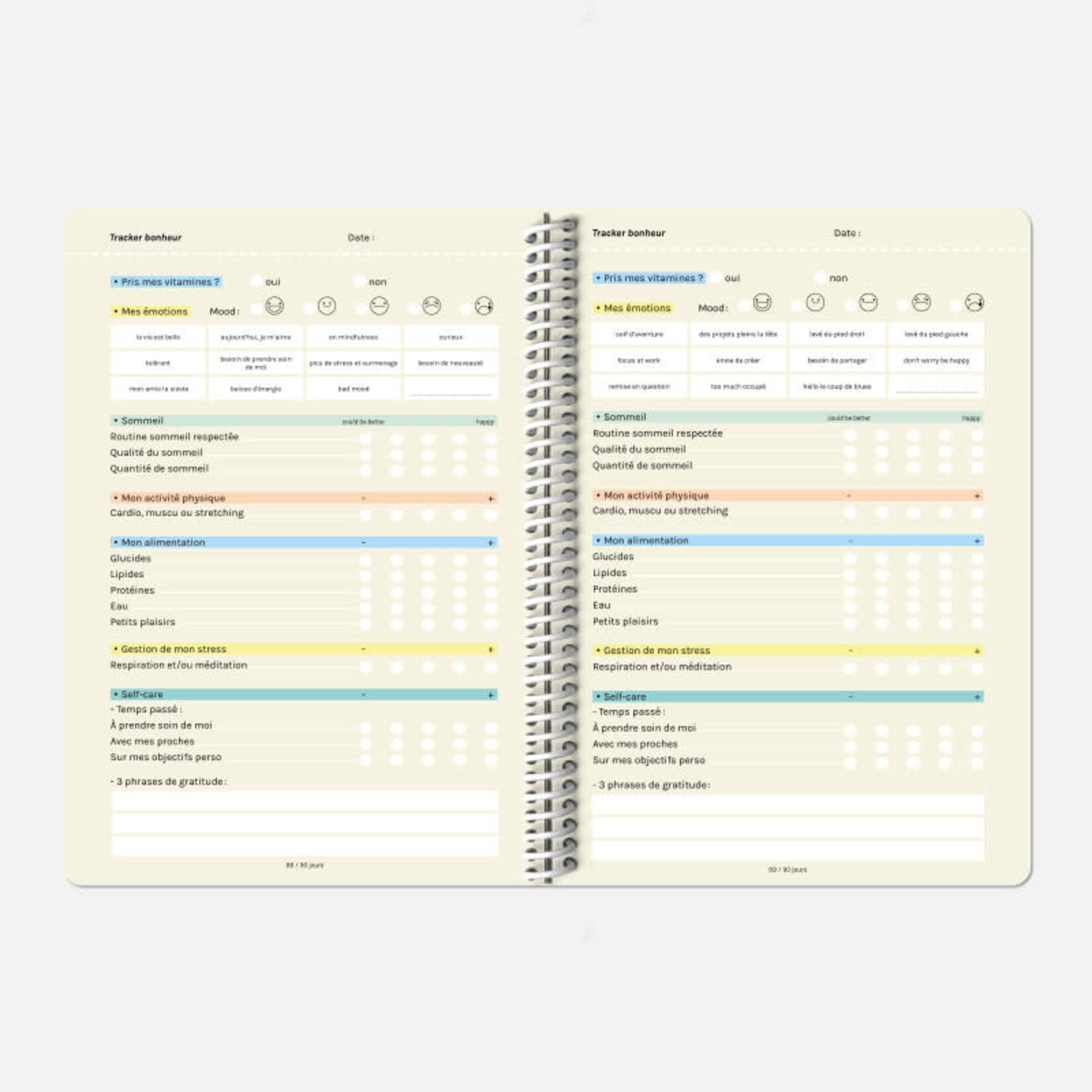 Thematic notebook - Feel Good