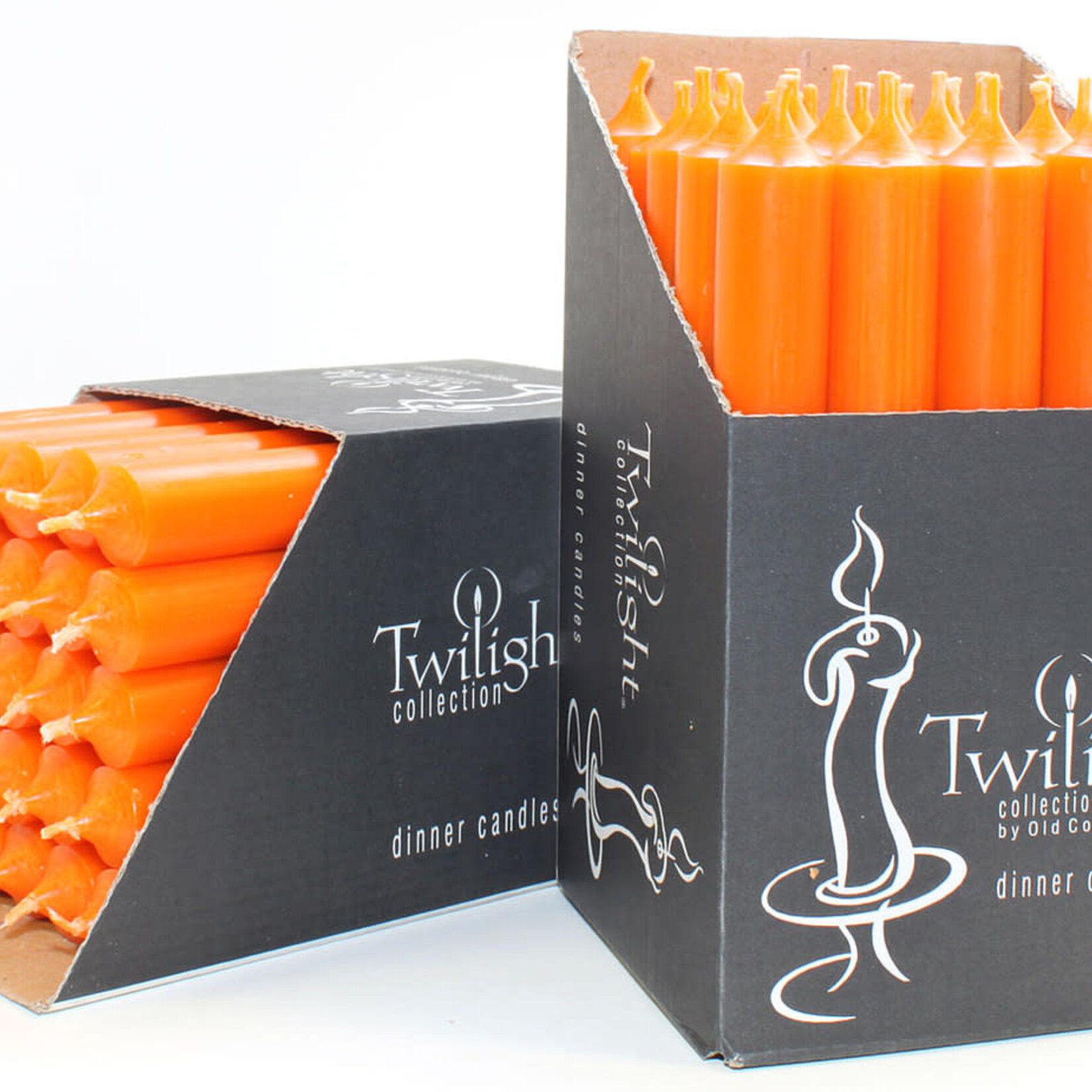 Chandelle longue - Orange Néon