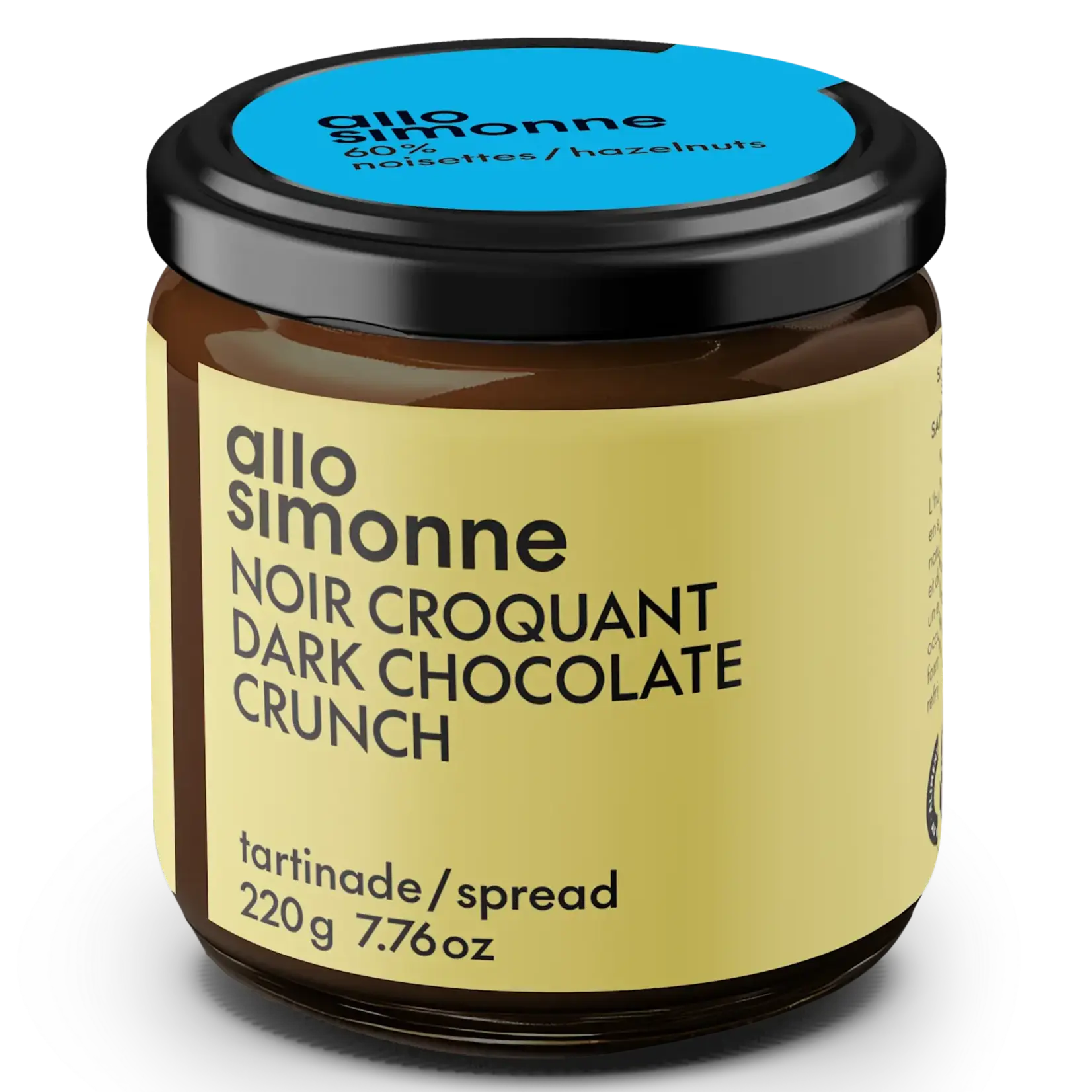 Tartinade chocolat - Noir croquant 220gr