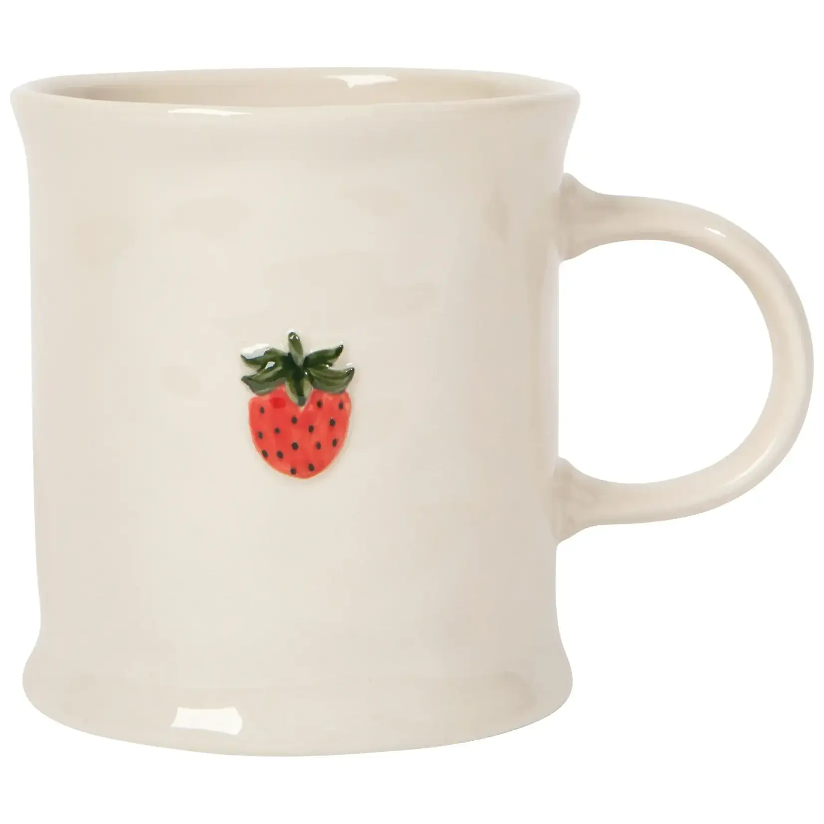 White mug - Strawberry