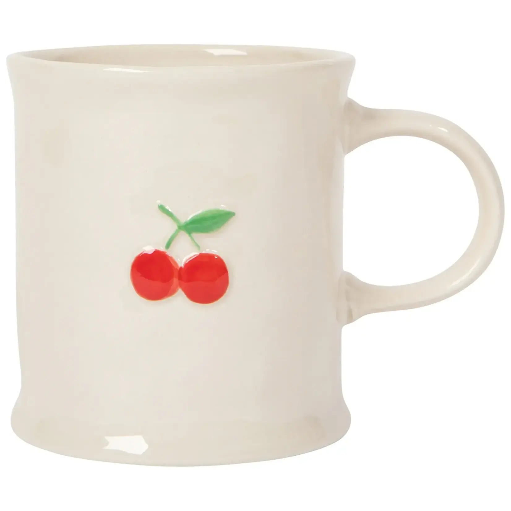 Tasse blanche - Cerises