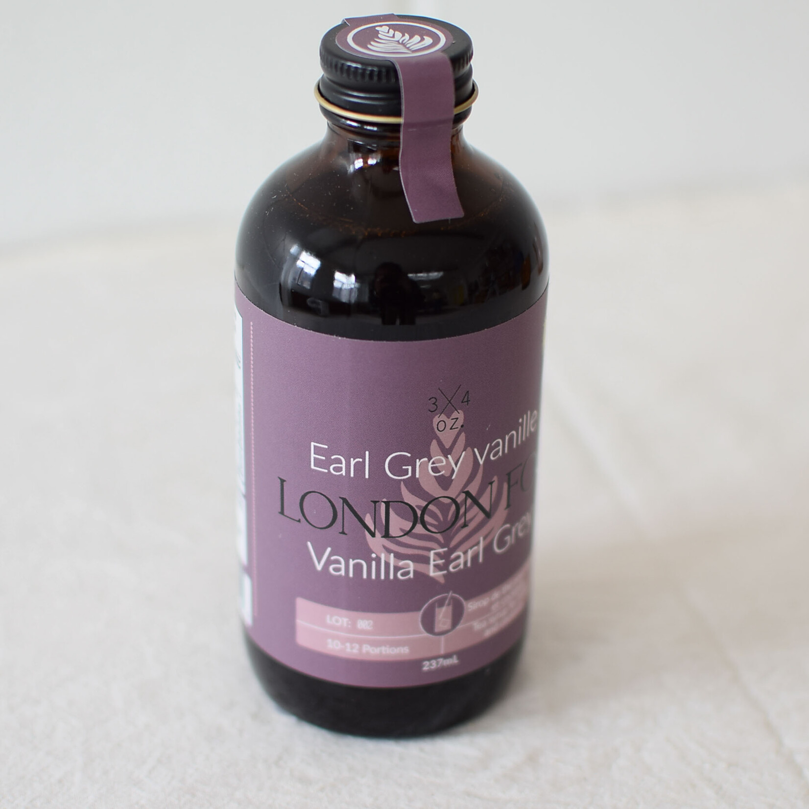 Sirop pour lattés & cocktails – London Fog (Earl Grey & vanille)