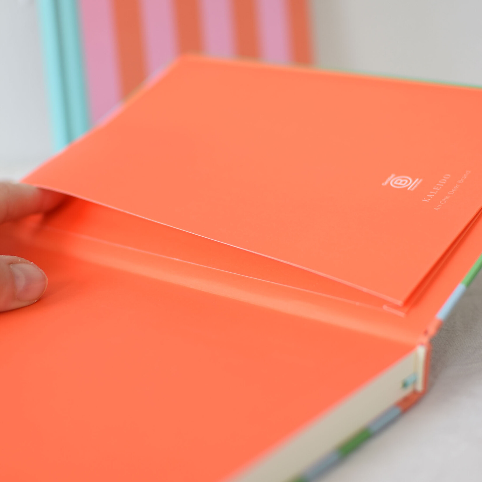 Candy Stripe Notebook #14