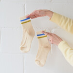 Chaussettes Gym Bleues et jaunes