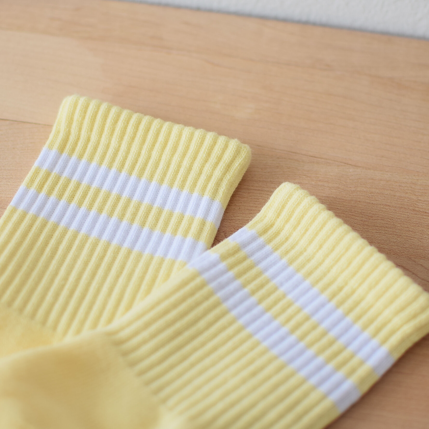 Chaussettes Gym Jaune beurre - Femme (6-9,5)