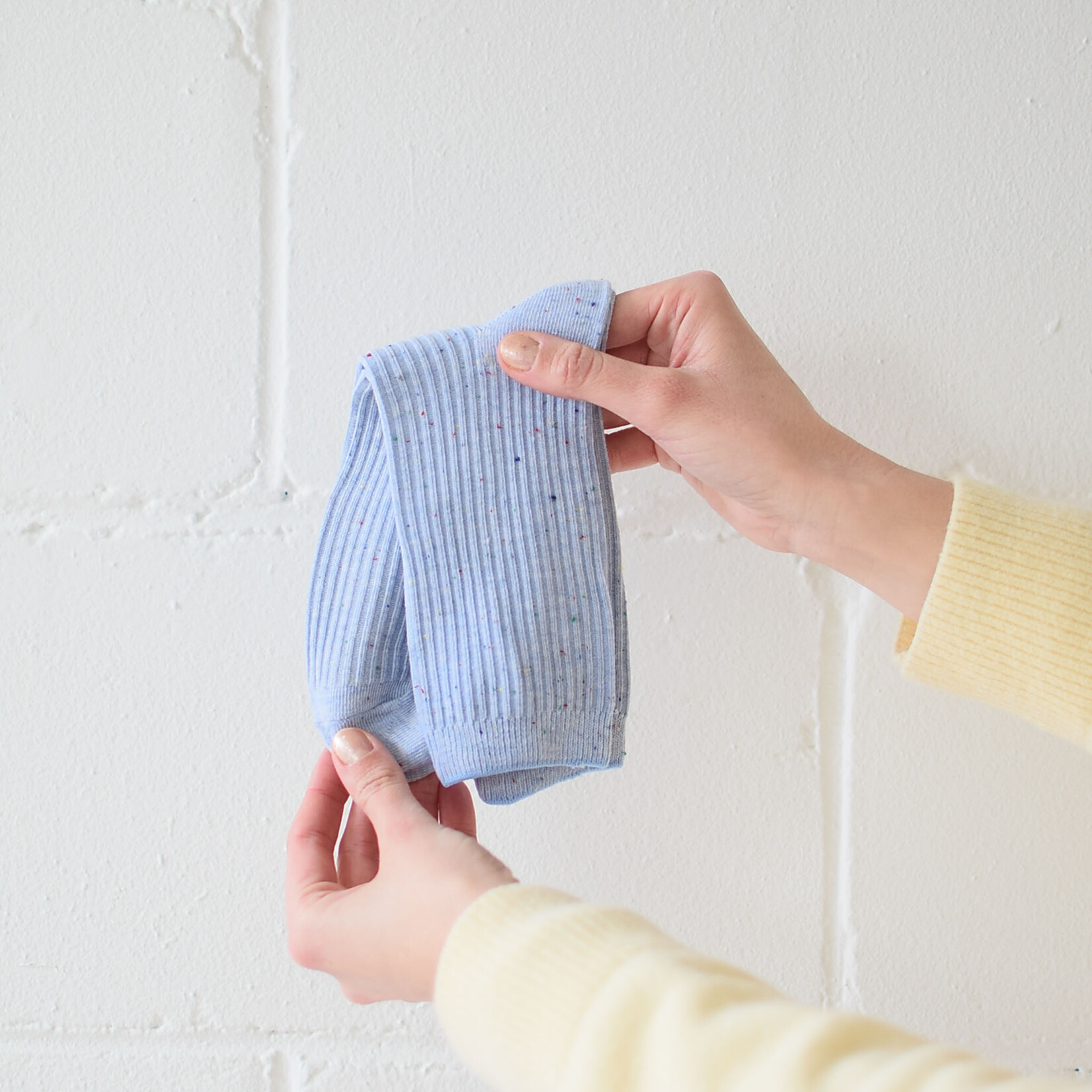 Chaussettes Confettis Bleu ciel - Femme (6-9,5)