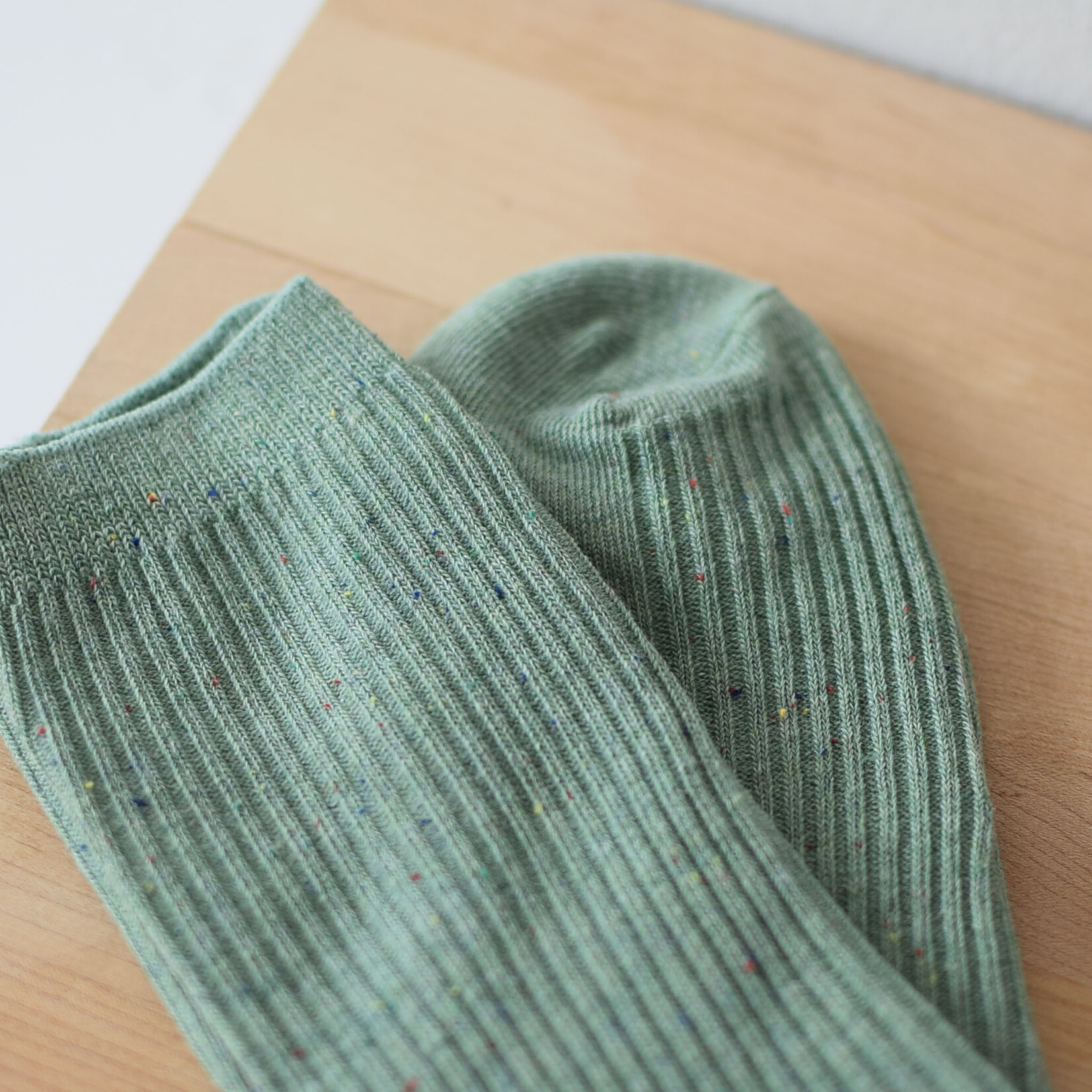 Chaussettes Confettis - Vert Femme (6-9,5)