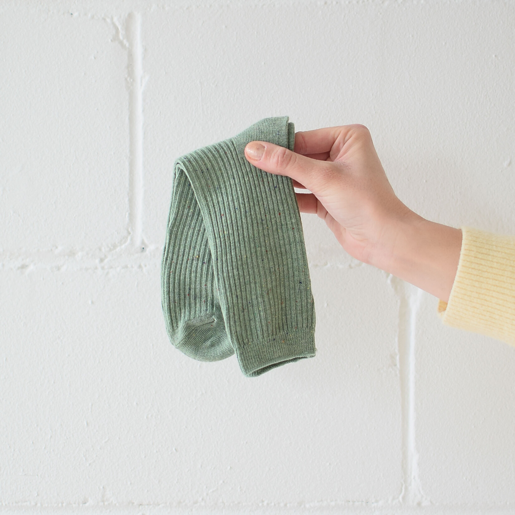 Chaussettes Confettis - Vert Femme (6-9,5)