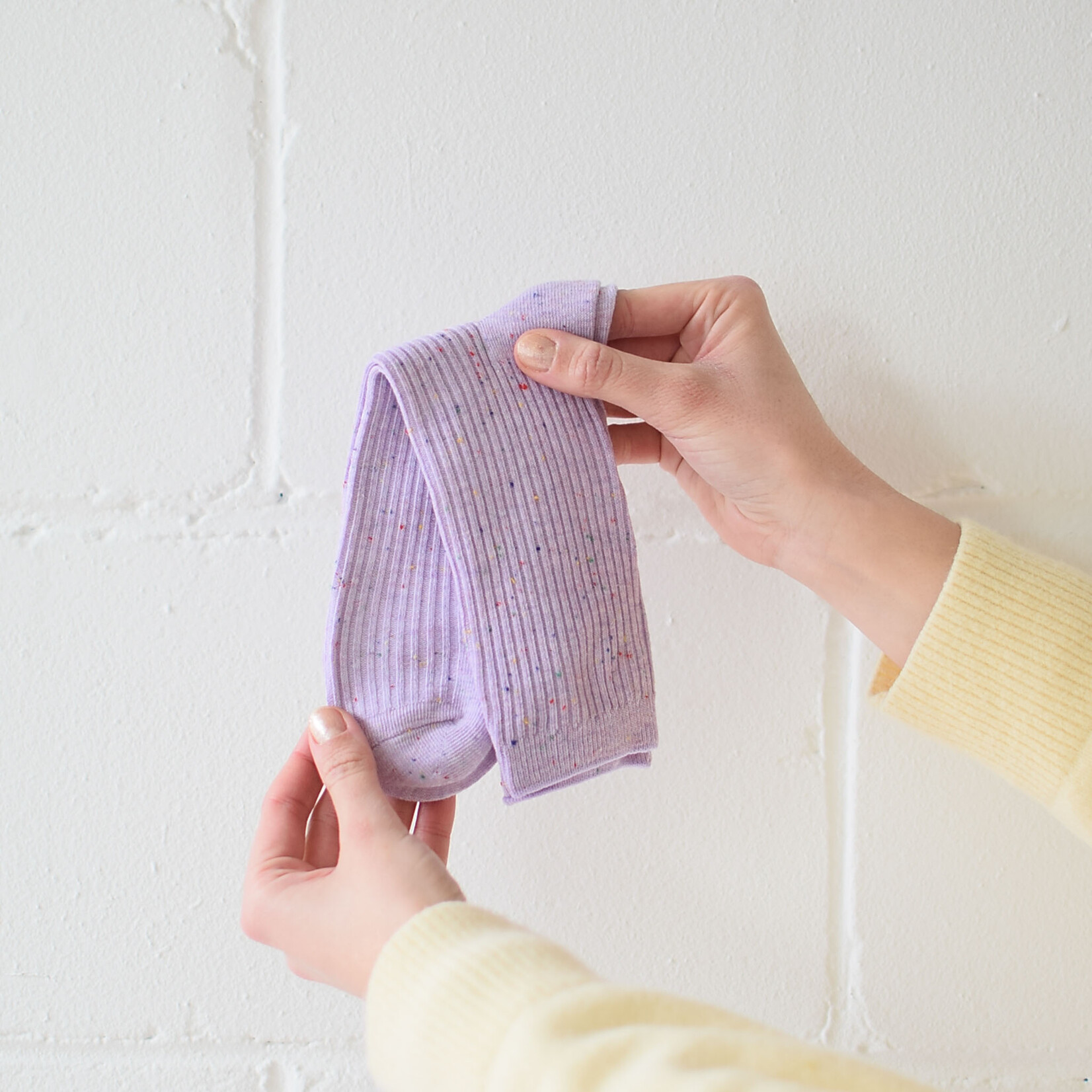 Chaussettes Confettis - Lilas Femme (6-9,5)