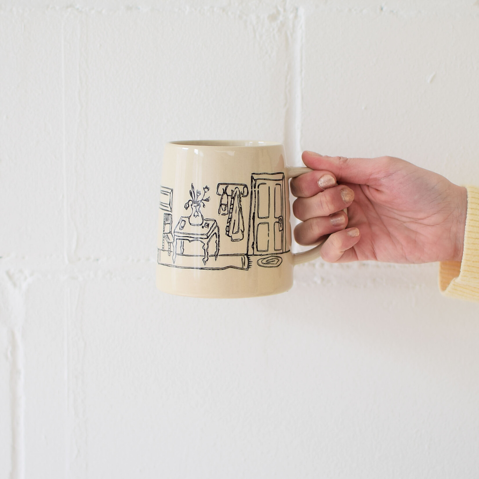 Tasse motif Salon (plusieurs couleurs)