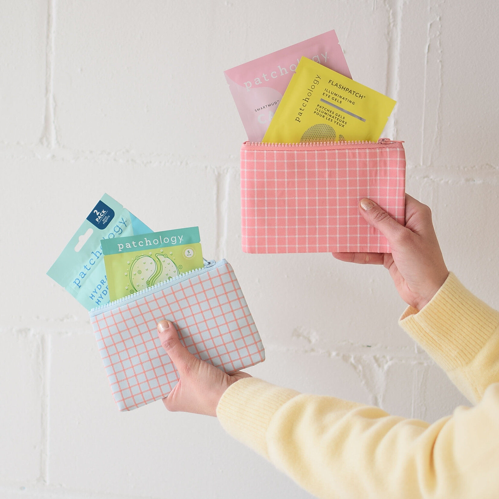 Trousse à carreaux (plusieurs couleurs)