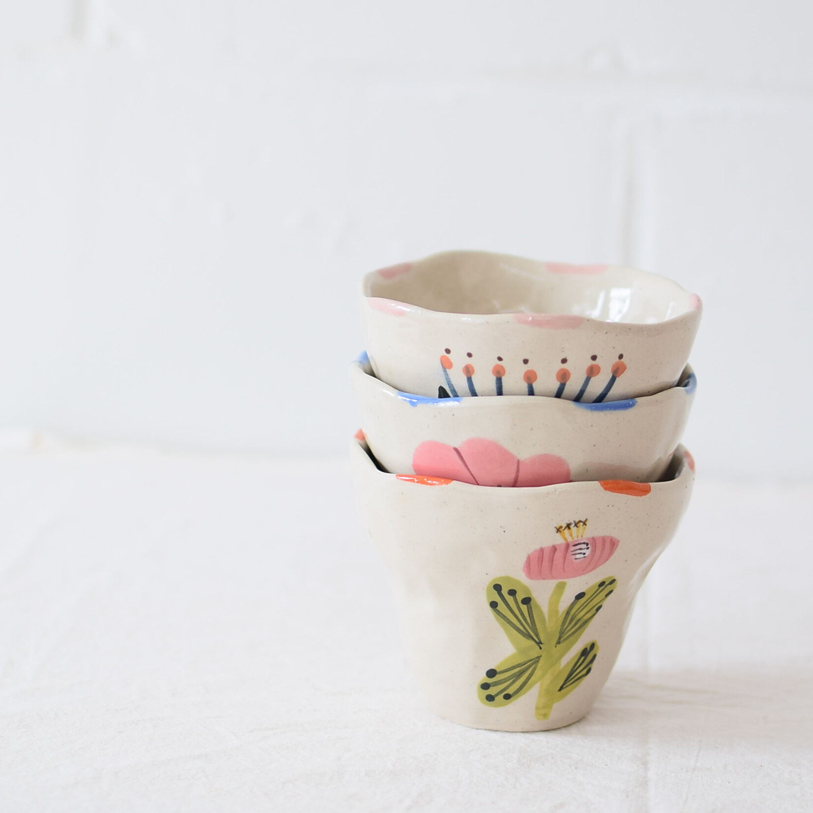 Flora ceramic cup - Lotus