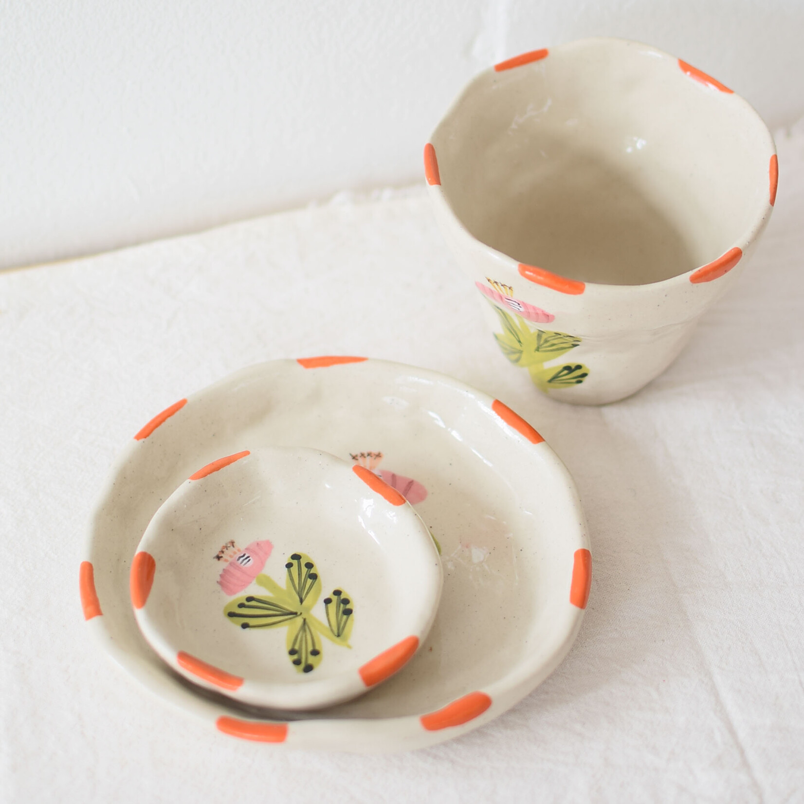 Pincée Flora - Coquelicot