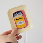 Small enameled tray - Sardines