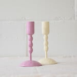 Enameled Metal Candle Holder - 13cm