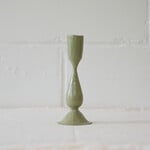 Enameled Metal Candle Holder - 14cm