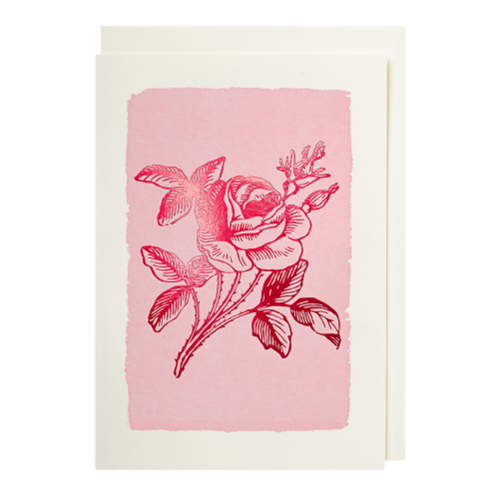 Carte de souhaits - Rose