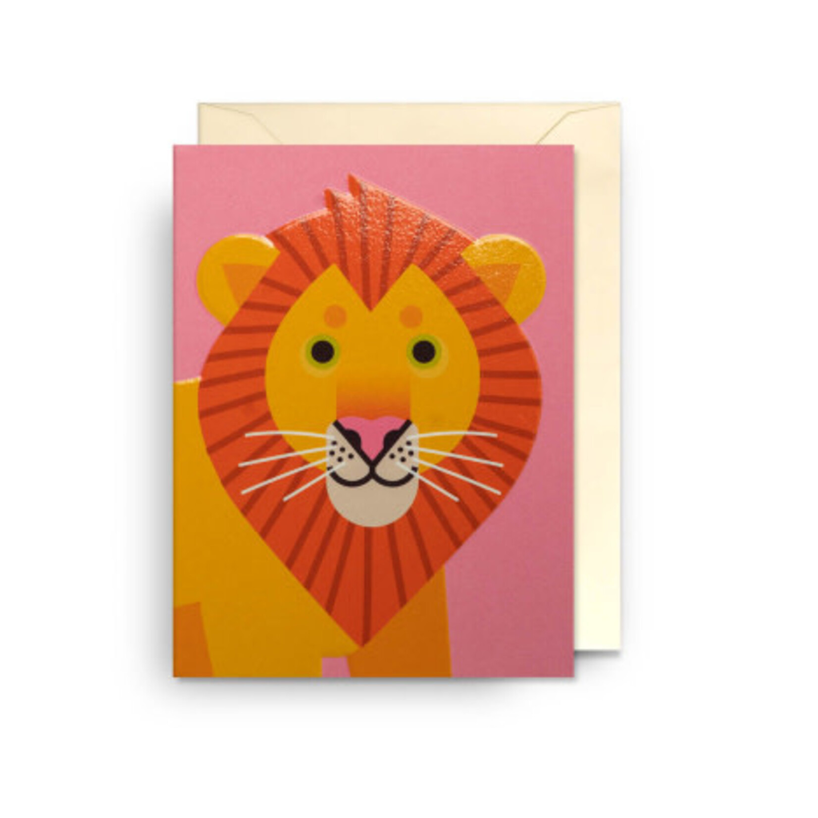 Mini carte de souhaits - Lion