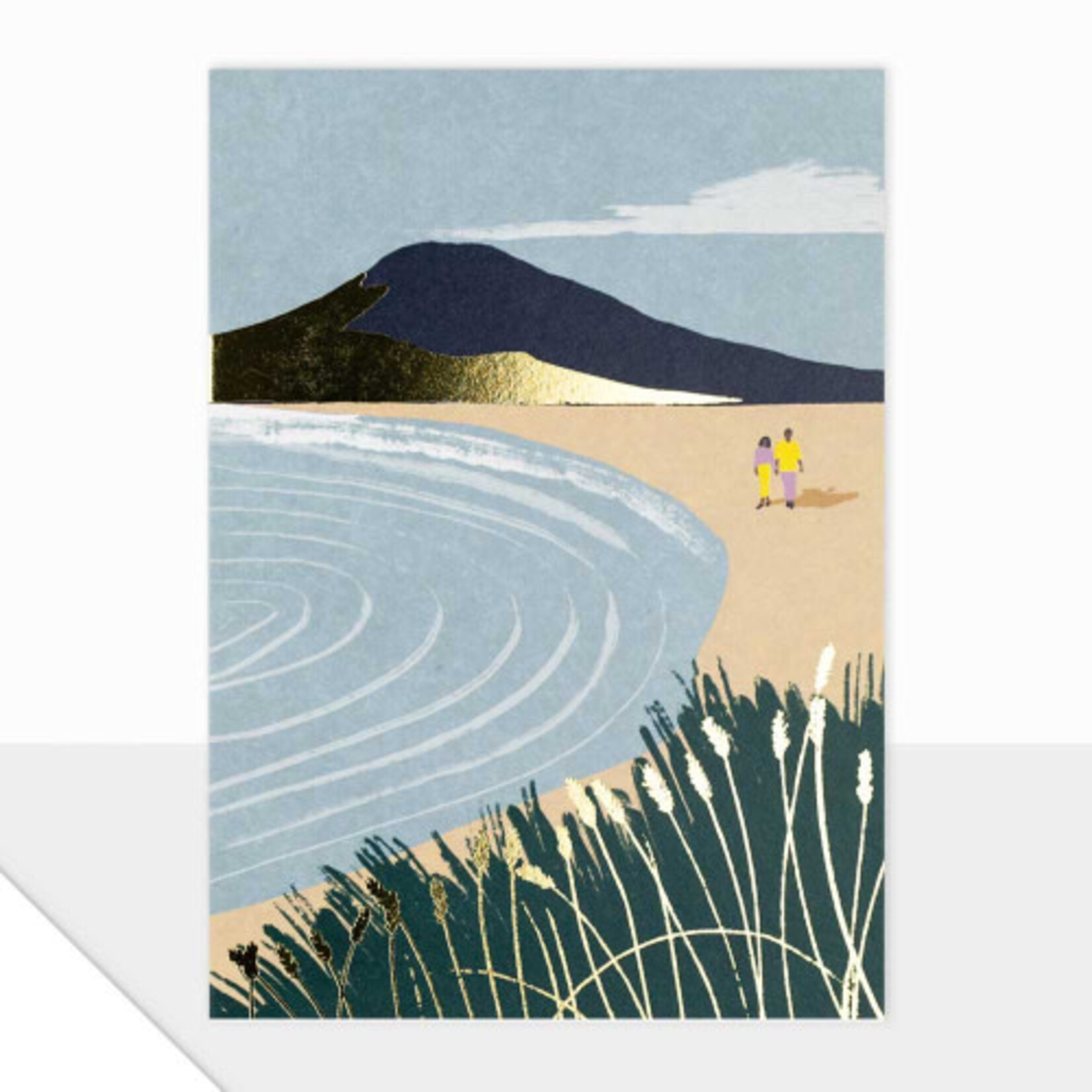 Laura Darrington Greeting card - Beach Scene