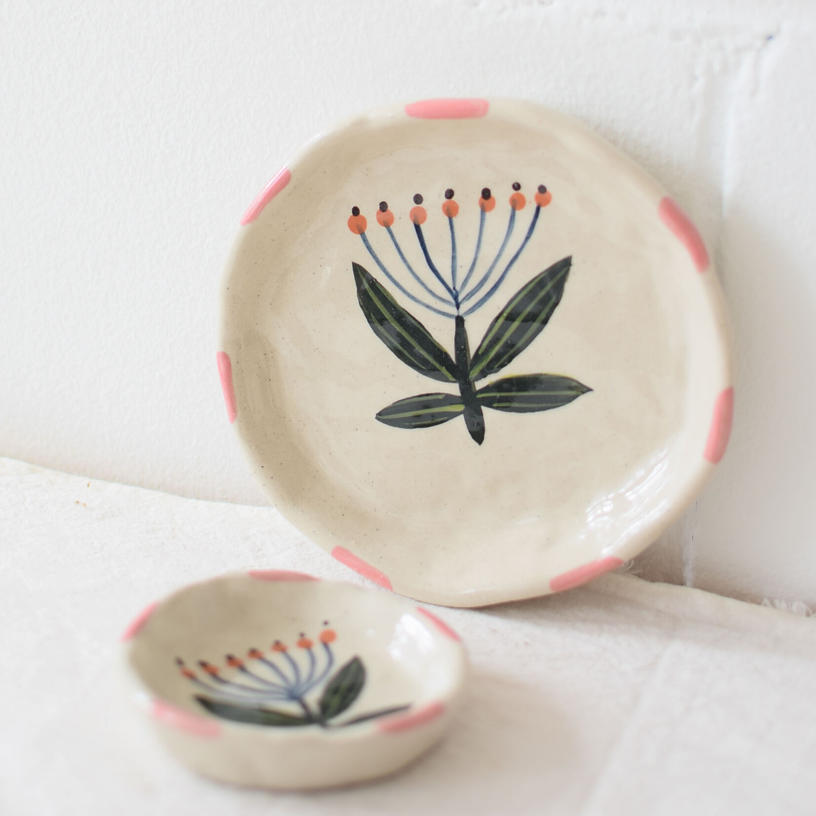 Petite assiette Flora - Lotus