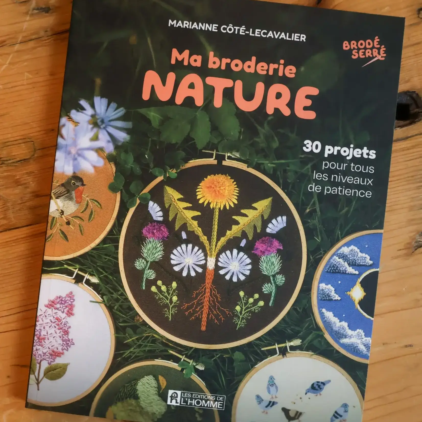 Book “Ma broderie nature” - 30 projects for all skill levels